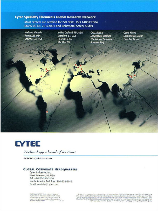 Cytec – R&D Capabilities